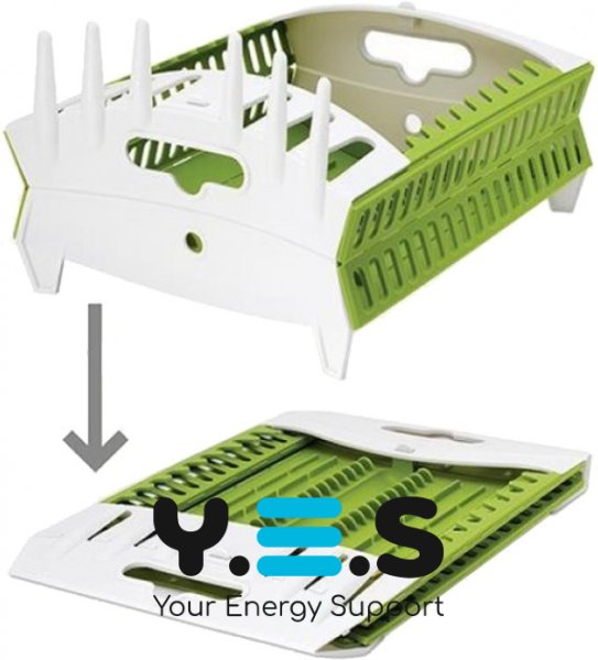 Органайзер-сушарка для посуду Collapsible Dish Rack, складна кухонна підставка для сушіння