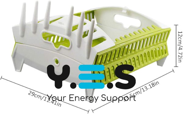 Органайзер-сушарка для посуду Collapsible Dish Rack, складна кухонна підставка для сушіння