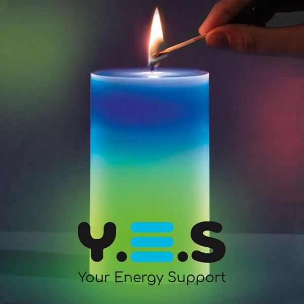 Воскова свічка Candled Mood Madic зі справжнім полум’ям та RGB-підсвіткою