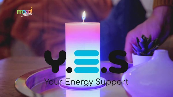 Воскова свічка Candled Mood Madic зі справжнім полум’ям та RGB-підсвіткою