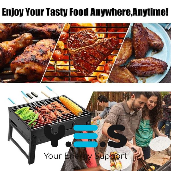 Складаний переносний мангал-гриль барбекю з решіткою TL-353