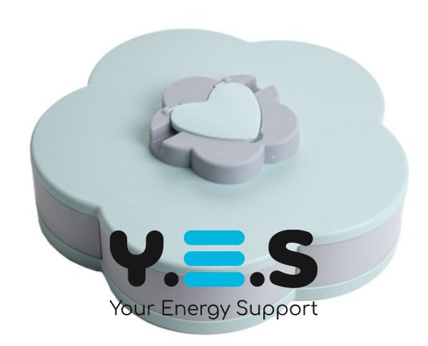 Менажниця-квітка для закусок і фруктів з підставкою для телефону, тарілка-цукерниця-органайзер