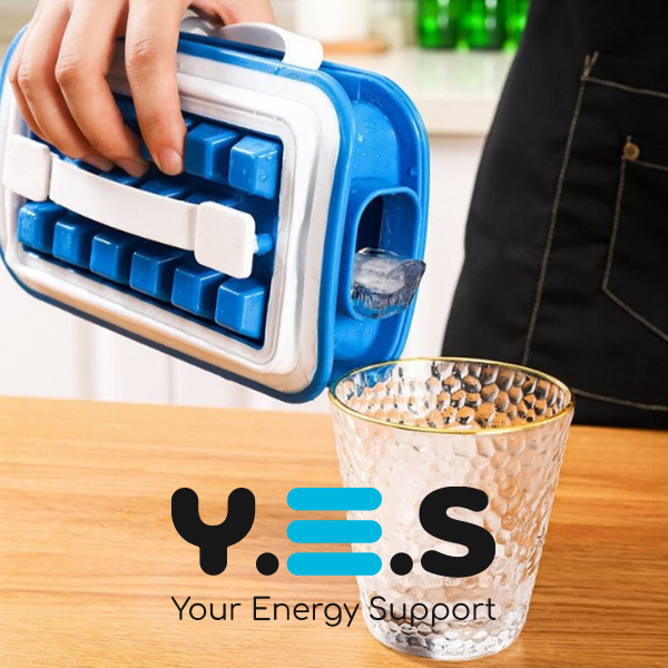 Герметична льодниця-форма Fill&Carry Without Spilla на 18 кубиків, контейнер для льоду