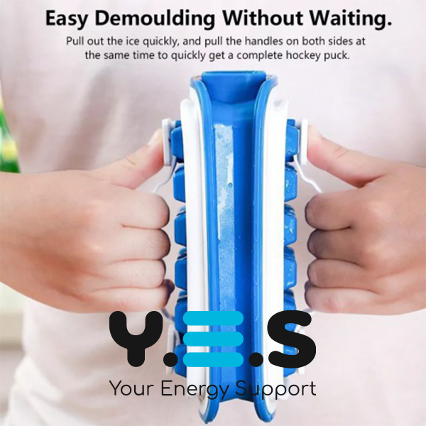 Герметична льодниця-форма Fill&Carry Without Spilla на 18 кубиків, контейнер для льоду