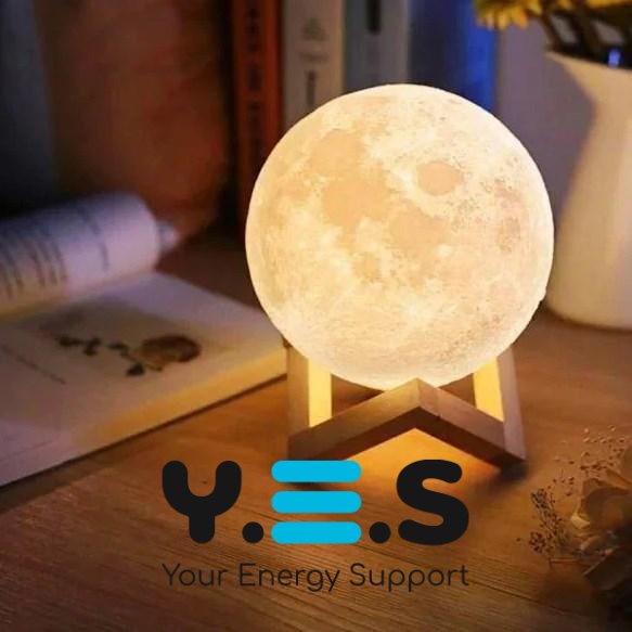 Настільний 3D світильник-нічник «Місяць» Magic 3D Moon Lamp