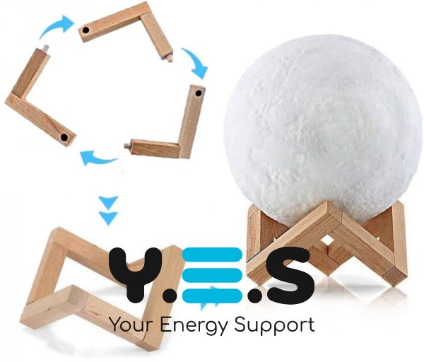 Настільний 3D світильник-нічник «Місяць» Magic 3D Moon Lamp