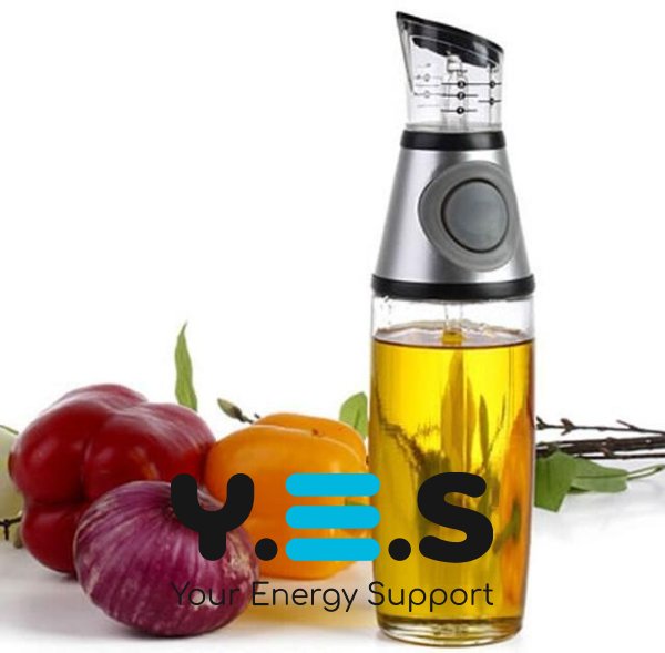 Пляшка-диспенсер з натискним дозатором для олії та оцту Press and Measure