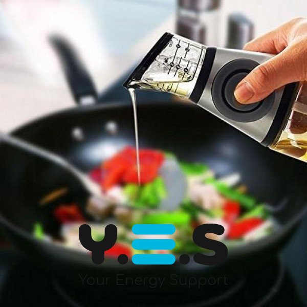 Пляшка-диспенсер з натискним дозатором для олії та оцту Press and Measure