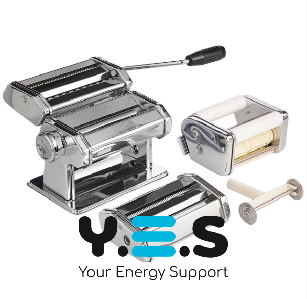 Лапшерізка/паста-машина Pasta Set: пристрій для пасти й локшини + тестораскатка