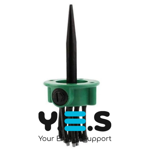 Розумна система поливу 12-в-1: автоматичний спринклерний дощувач-розпилювач для газону й городу