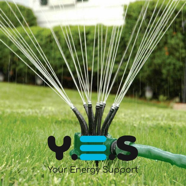 Розумна система поливу 12-в-1: автоматичний спринклерний дощувач-розпилювач для газону й городу