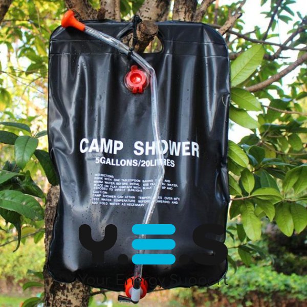 Переносний підвісний літній душ для дачі та походів CAMP SHOWER, 20 л