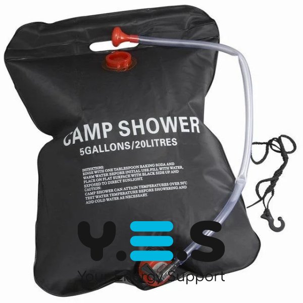 Переносний підвісний літній душ для дачі та походів CAMP SHOWER, 20 л