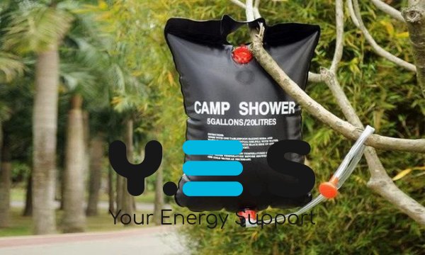 Переносний підвісний літній душ для дачі та походів CAMP SHOWER, 20 л