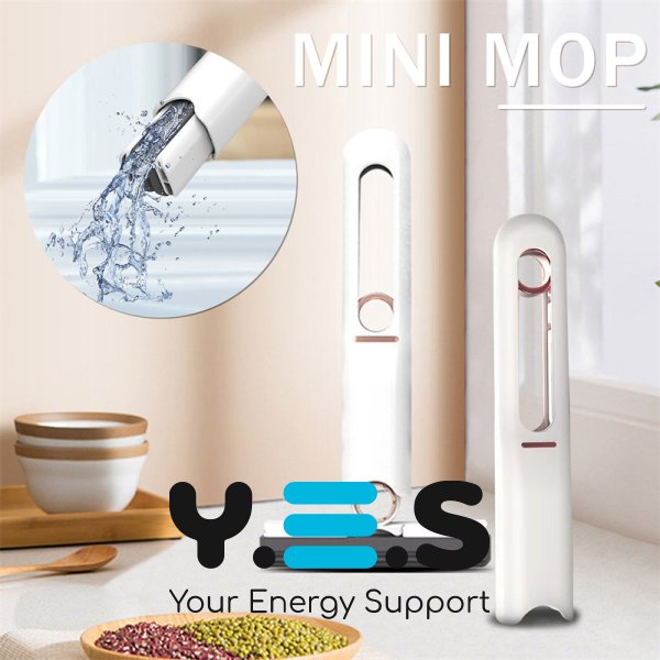 Портативна складана міні-швабра Mini Mop з автоматичним віджиманням, універсальна багатофункціональна