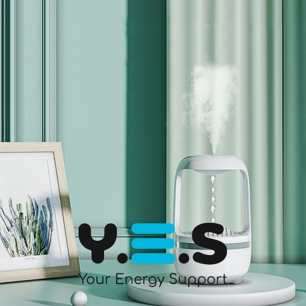 Антигравітаційний зволожувач-портативний дифузор Creative Water Drop для очищення повітря