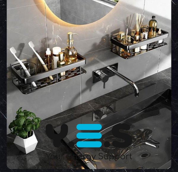 Настінна підвісна полиця-органайзер для ванної Insta Rack