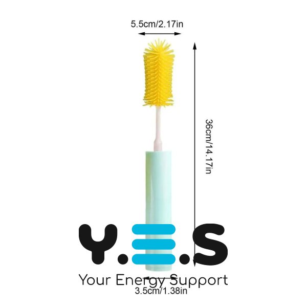 Бездротова електрощітка-йорж Cup Cleaning Brush для миття посуду, насадки, USB-зарядка