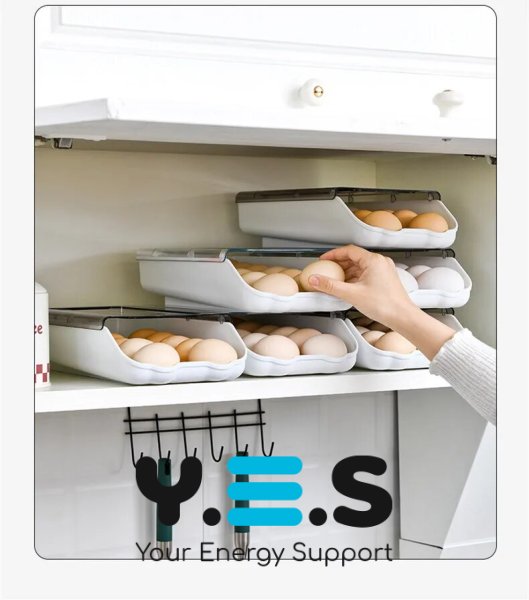 Контейнер-лоток EGG TRAY для зберігання яєць, органайзер для холодильника на 14 яєць