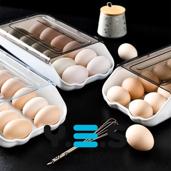Контейнер-лоток EGG TRAY для зберігання яєць, органайзер для холодильника на 14 яєць