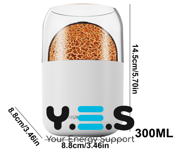 Аромадифузор-нічник «Лава» для дому й офісу — зволожувач повітря