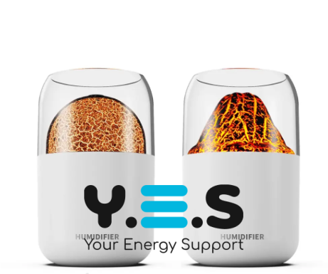 Аромадифузор-нічник «Лава» для дому й офісу — зволожувач повітря