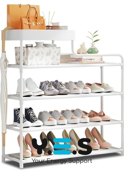 Підлоговий стелаж-органайзер для взуття CLOTHES RACK, полиця для передпокою