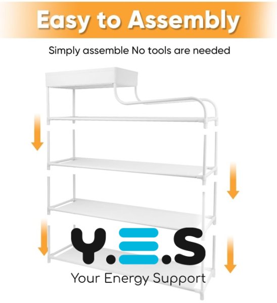 Підлоговий стелаж-органайзер для взуття CLOTHES RACK, полиця для передпокою