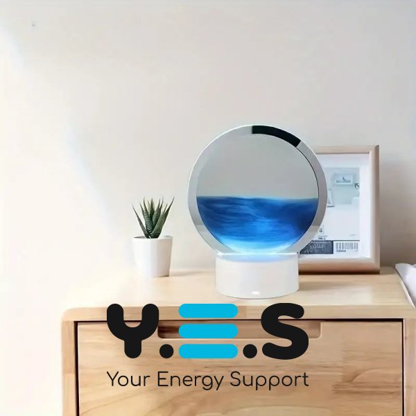 Настільна 3D пісочна картина-антистрес з підсвіткою «Піщаний пейзаж», рухливий пісок