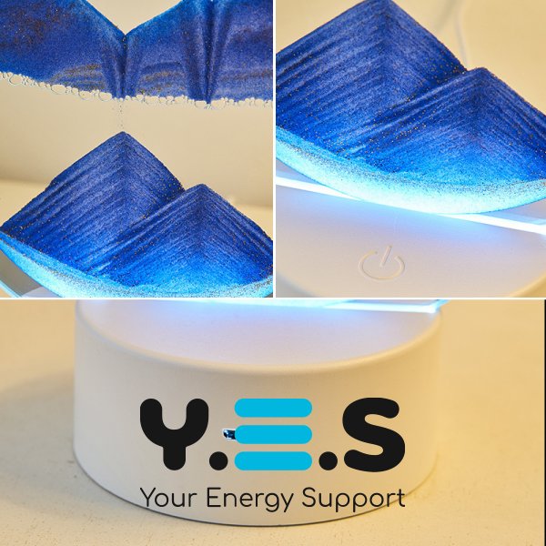 Настільна 3D пісочна картина-антистрес з підсвіткою «Піщаний пейзаж», рухливий пісок