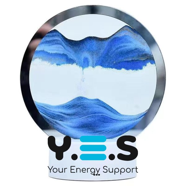 Настільна 3D пісочна картина-антистрес з підсвіткою «Піщаний пейзаж», рухливий пісок