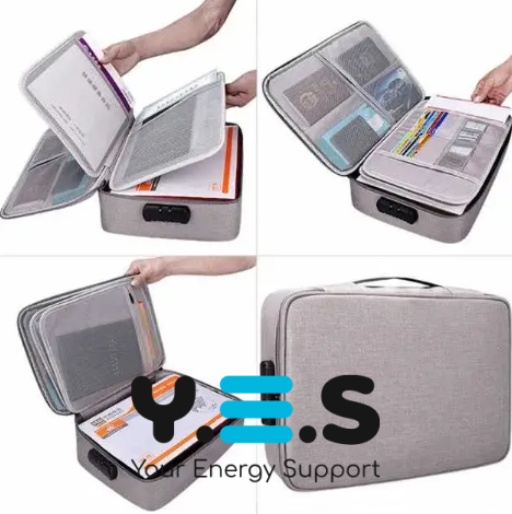 Дорожній кейс-органайзер для документів і гаджетів із кодовим замком