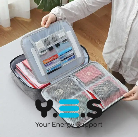 Дорожній кейс-органайзер для документів і гаджетів із кодовим замком