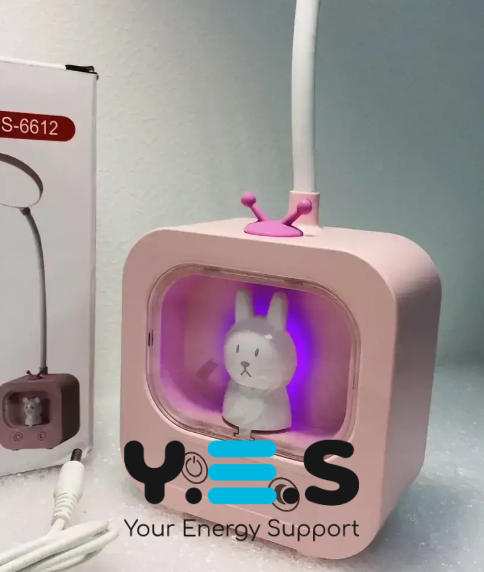 Настільна LED-лампа Teddy Bear з підсвічуванням і гнучкою ніжкою, акумуляторна