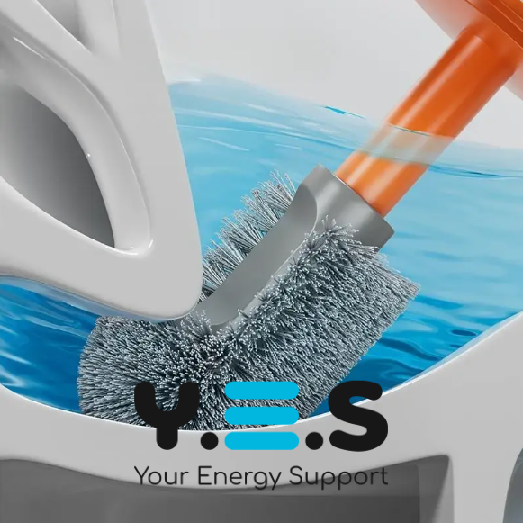Туалетний йоржик Toilet Brush з вигнутою щіткою для важкодоступних місць, щітка для унітазу