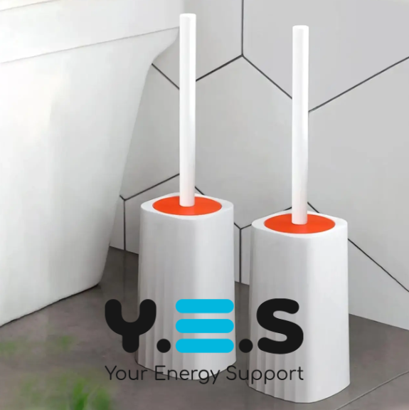 Туалетний йоржик Toilet Brush з вигнутою щіткою для важкодоступних місць, щітка для унітазу