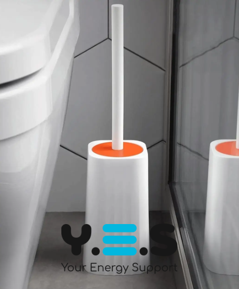 Туалетний йоржик Toilet Brush з вигнутою щіткою для важкодоступних місць, щітка для унітазу