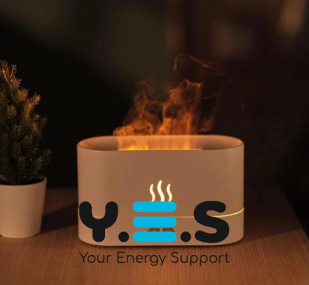 Ультразвуковий зволожувач повітря Flame Mist з ефектом полум’я (Flame Effect)