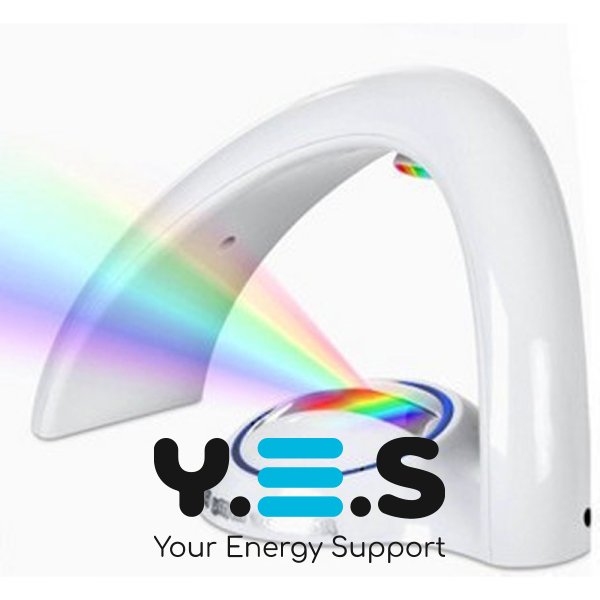 Нічник-проектор веселки Lucky Rainbow RGB — райдужний світильник з проекцією