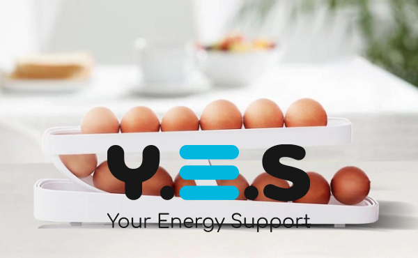 Дворівневий контейнер-органайзер Egg Pan для зберігання яєць у холодильнику