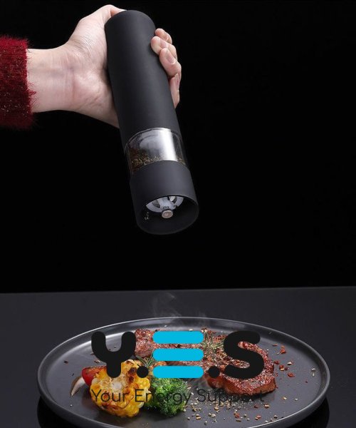 Електричний автоматичний млин для спецій: подрібнювач солі й перцю на батарейках