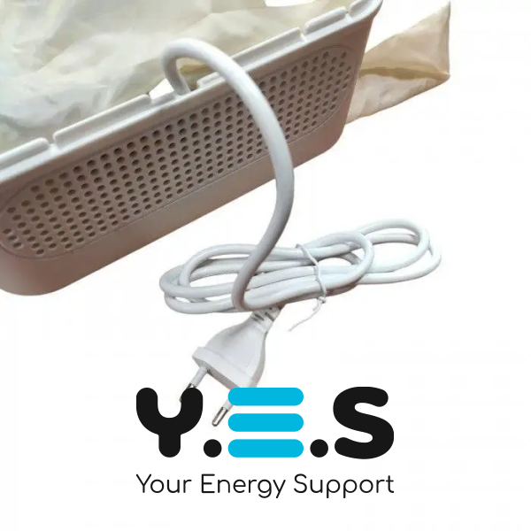 Портативна складна вертикальна електросушарка для одягу з таймером і захисним чохлом