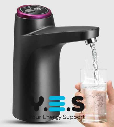 Акумуляторна електропомпа Elegant для бутля з водою, сенсорне керування, диспенсер