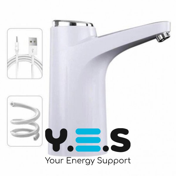 Акумуляторна електропомпа Elegant для бутля з водою, сенсорне керування, диспенсер