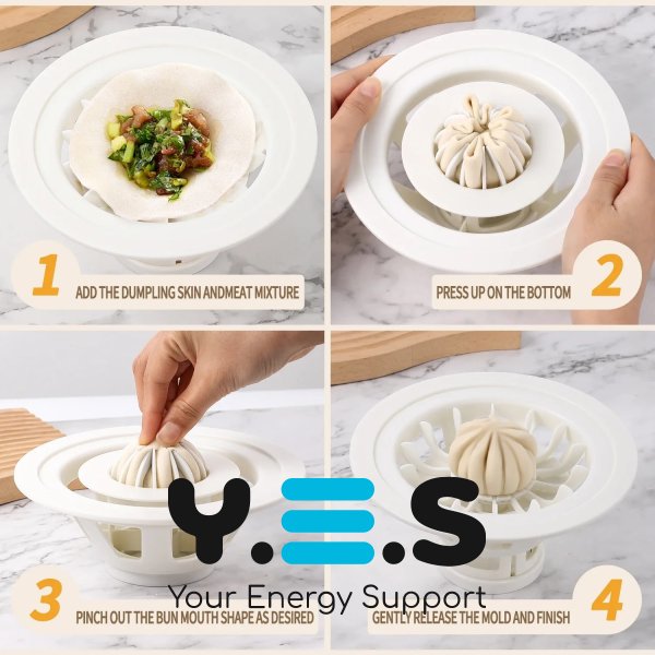 Домашня форма-хінкальниця для ліплення хінкалі та формування тіста