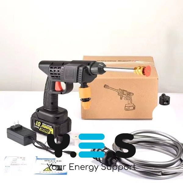 Бездротовий водяний пістолет високого тиску 2×48V, портативна автомийка для авто