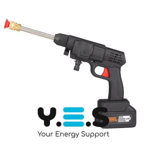 Бездротовий водяний пістолет високого тиску 2×48V, портативна автомийка для авто