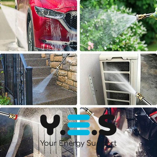 Бездротовий водяний пістолет високого тиску 2×48V, портативна автомийка для авто