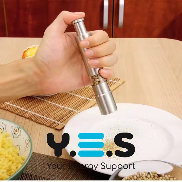 Ручний млин для солі та перцю XL-552 з нержавіючої сталі — подрібнювач спецій механічний
