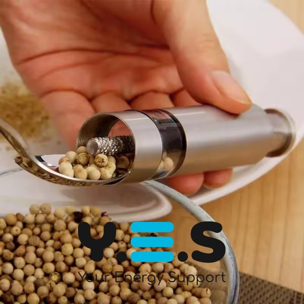 Ручний млин для солі та перцю XL-552 з нержавіючої сталі — подрібнювач спецій механічний